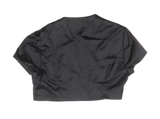 Debut Womens Black Jacket Size 10 - Shrug