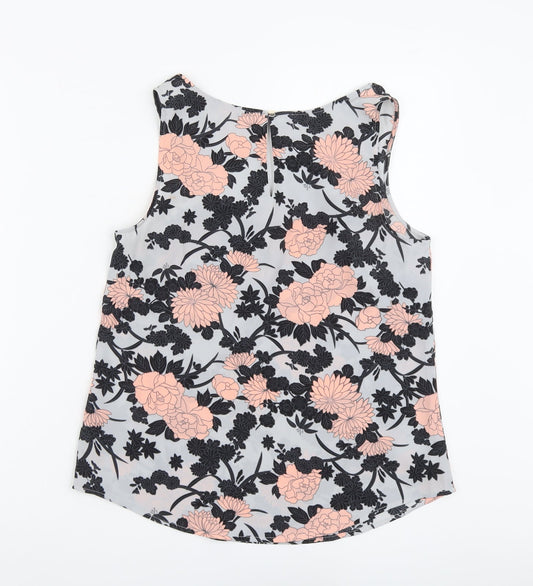 Womens UK Size 10 Oasis Multicoloured Basic Tank