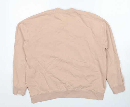 Womens UK Size L Divided by H&M Beige Pullover Sweatshirt