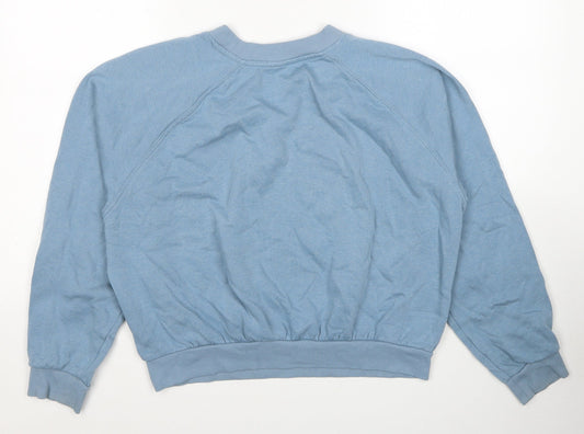 Womens UK Size M Divided by H&M Blue Pullover Sweatshirt