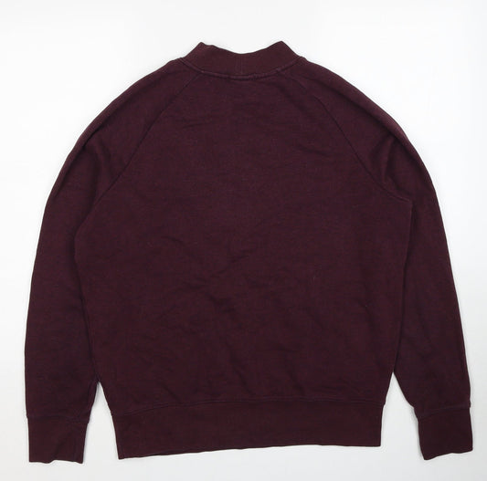 Topman Mens Red Cotton Pullover Sweatshirt Size M