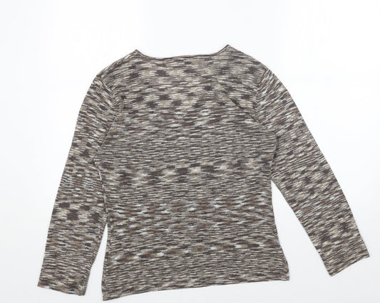 Womens UK Size 12 Principles Brown Pullover Jumper