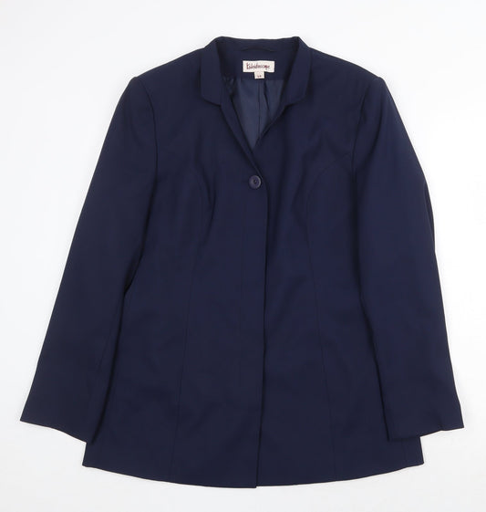 Womens UK Size 14 Kaleidoscope Blue Jacket