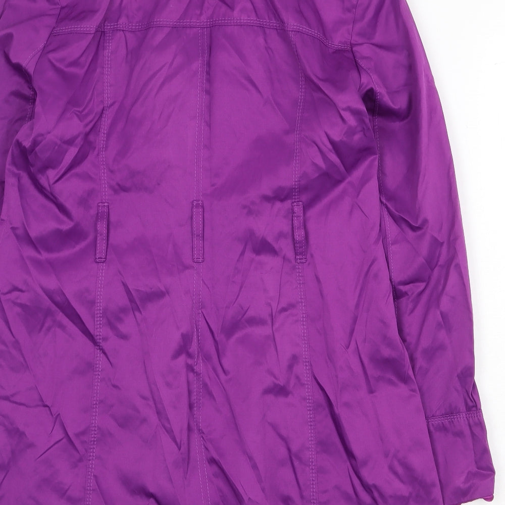 Womens UK Size 12 BHS Purple Overcoat