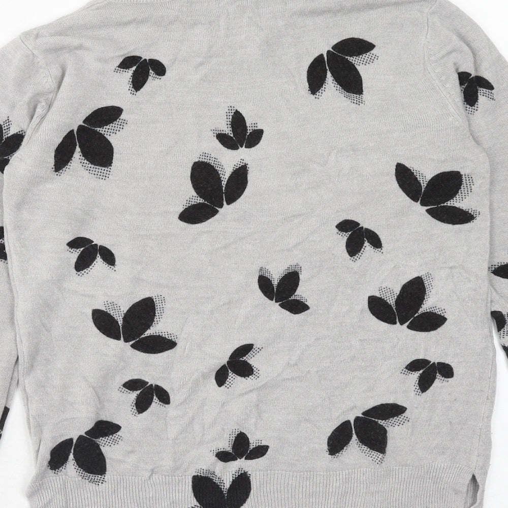 Womens UK Size 10 Marks and Spencer Grey Pullover Jumper