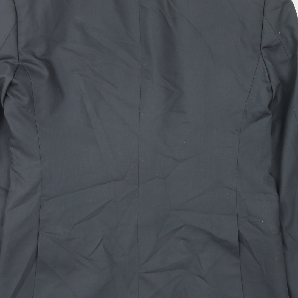 Mens UK Size 36 Preworn Regular Grey Suit Jacket
