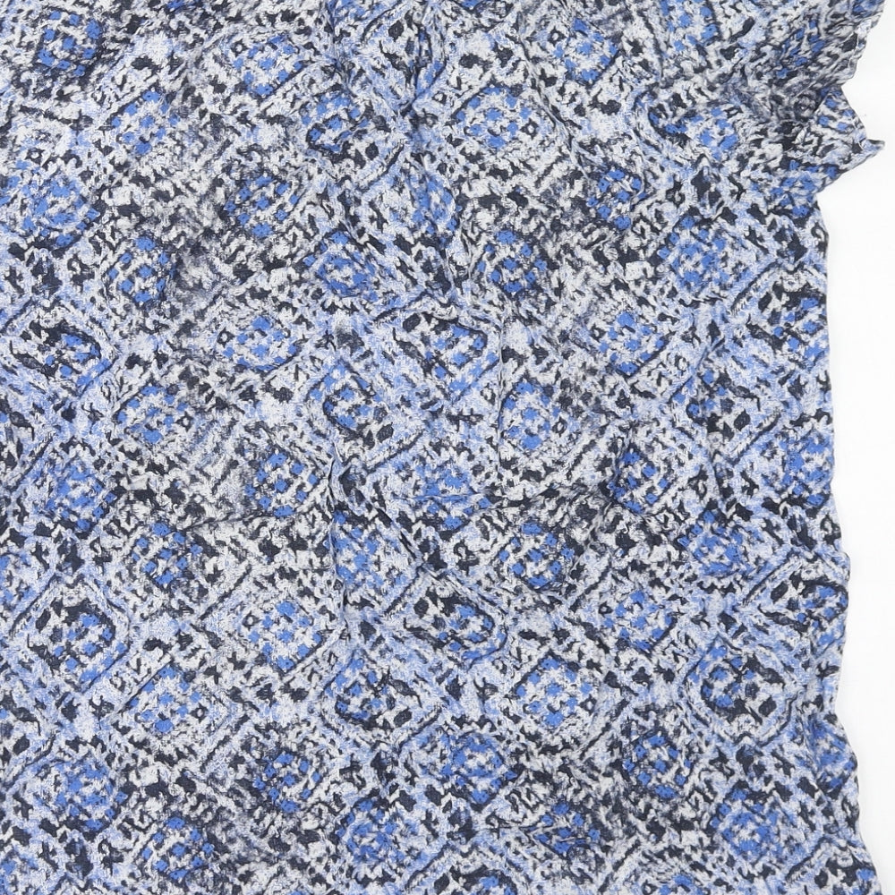 Womens UK Size XS Gap Blue Basic T-Shirt