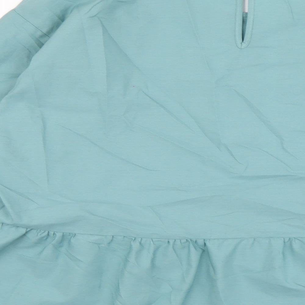 Womens UK Size 12 Marks and Spencer Green Basic Blouse