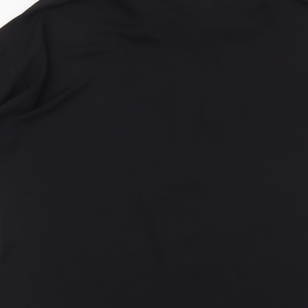 Womens UK Size 12 Select Black Basic Button-Up