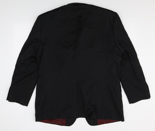 Mens UK Size 44 BHS Regular Black Suit Jacket