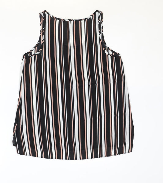 Womens UK Size 8 Atmosphere Black Basic Tank