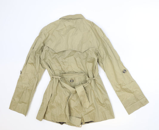 George Womens Brown Jacket Size 8 Button