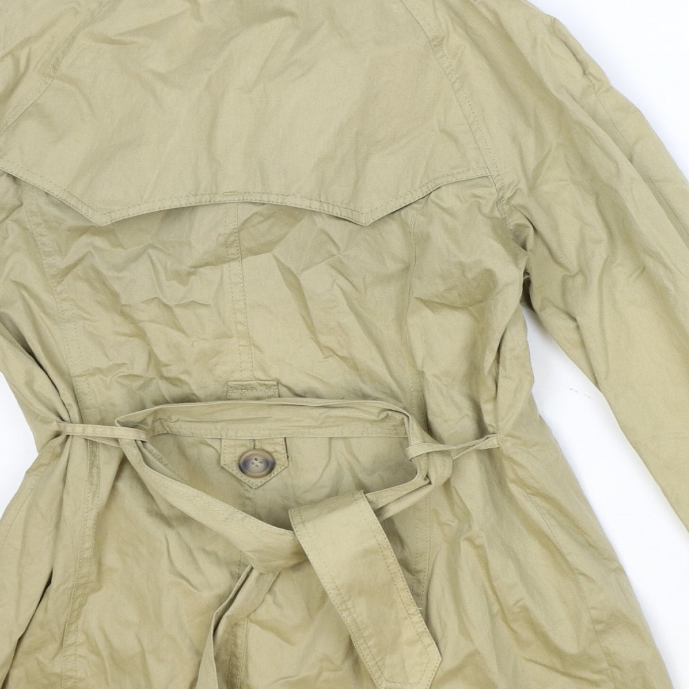 George Womens Brown Jacket Size 8 Button