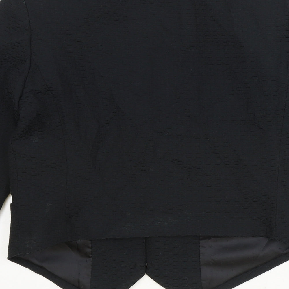Womens UK Size XS MNG Regular Black Blazer