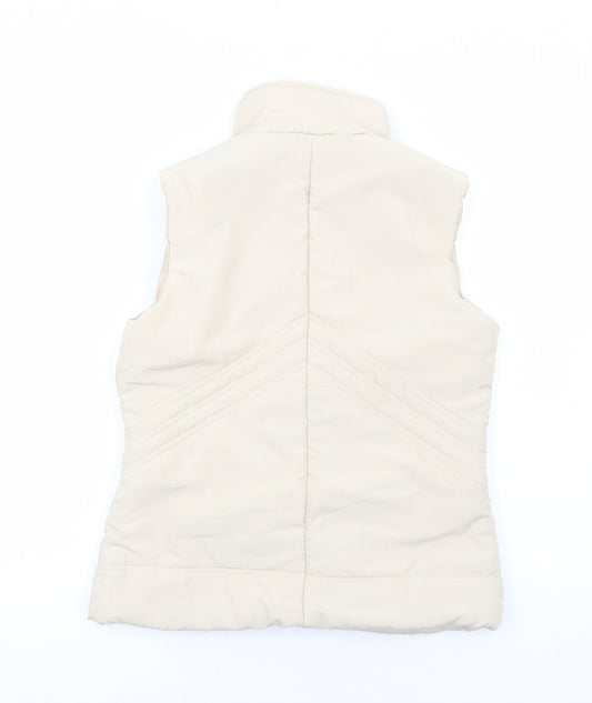 Womens UK Size S Mia Moda Ivory Gilet