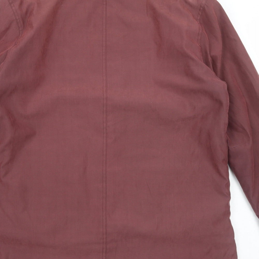 George Womens Red Jacket Size 12 Zip