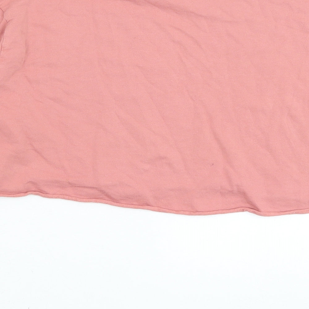 H&M Womens Pink Cotton Pullover Sweatshirt Size S Pullover - Girl Clique