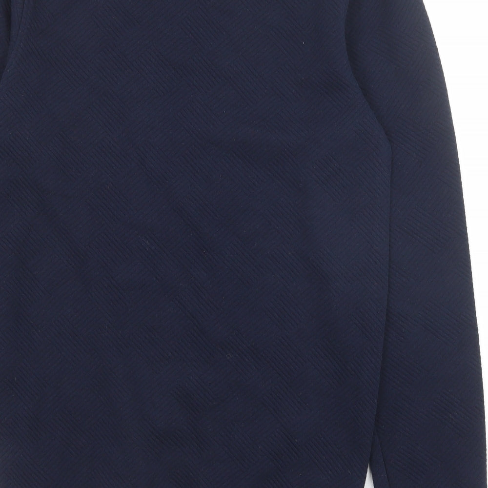 Mens UK Size S Matalan Blue Pullover Sweatshirt