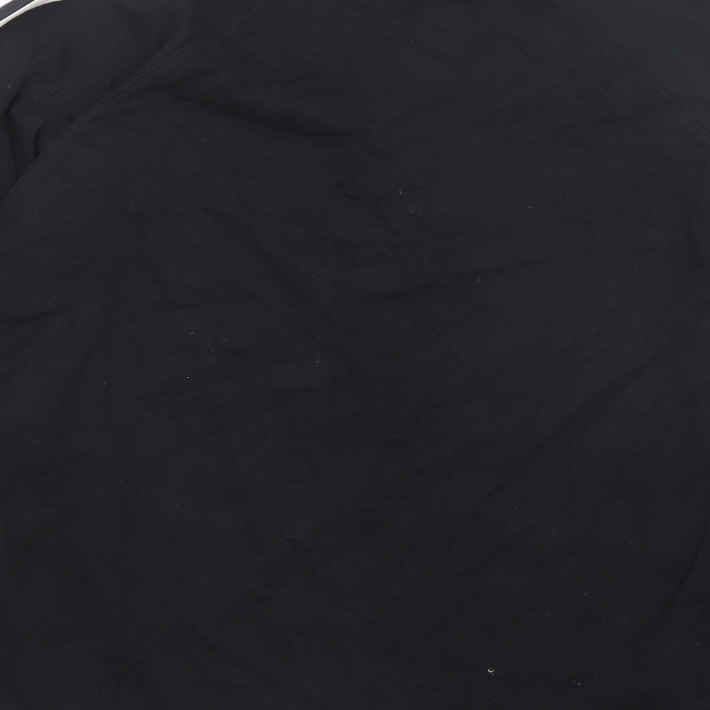 Mens UK Size 2XL Kariban Black Button-Up Long Sleeve Casual Shirt