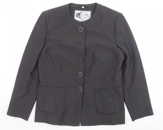 Womens UK Size 14 Klass Regular Grey Blazer