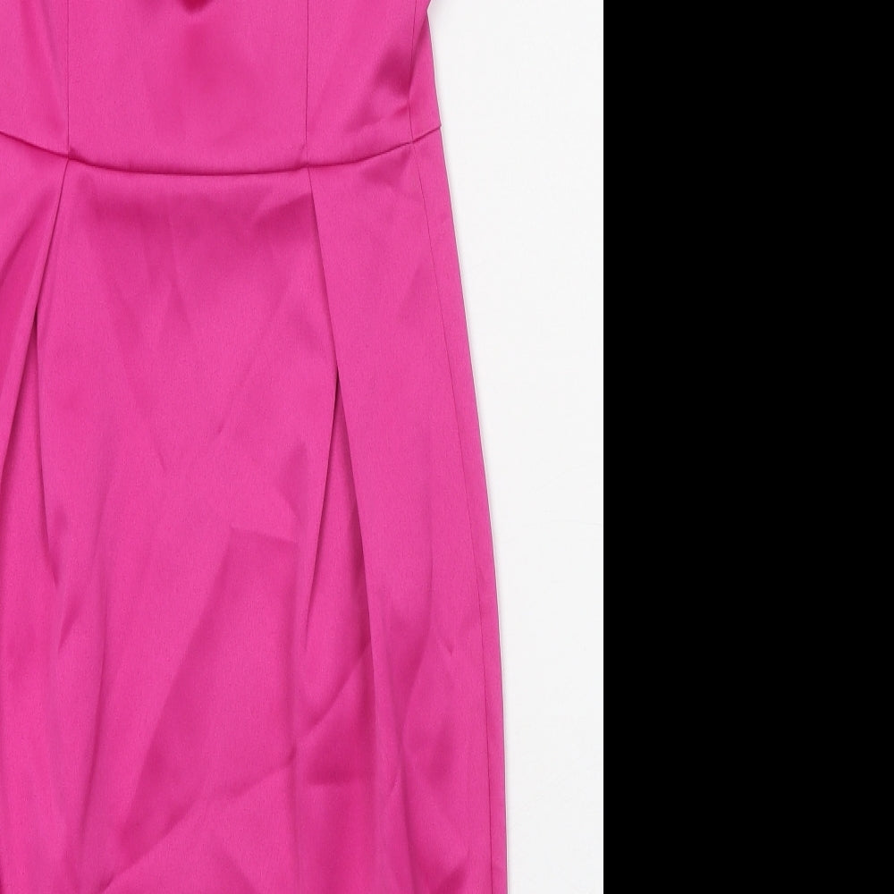 F&F Womens Pink Polyester Ball Gown Size 8 Sweetheart Pullover