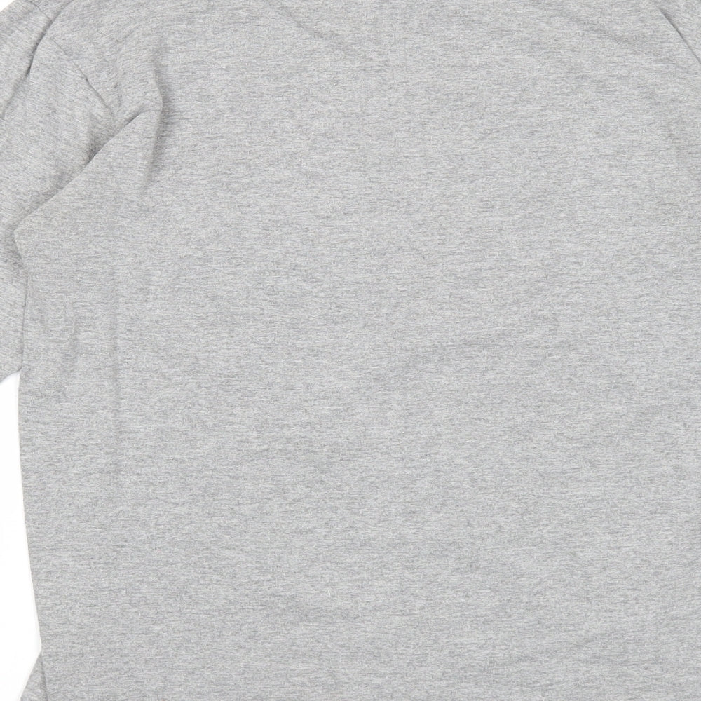Mens UK Size S JERZEES Grey Pullover Sweatshirt