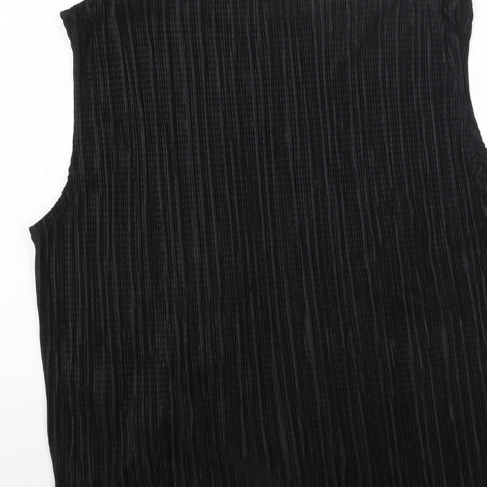 Womens UK Size 10 Jack Wills Black Basic Tank