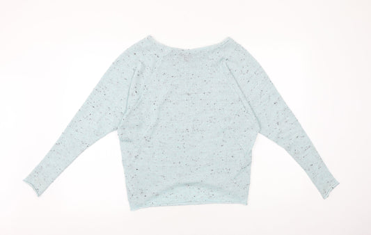 Womens UK Size 10 Topshop Blue Pullover Jumper