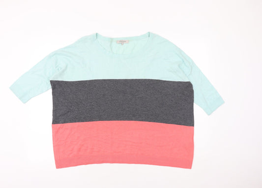 Womens UK Size L Great Plains Multicoloured Basic T-Shirt