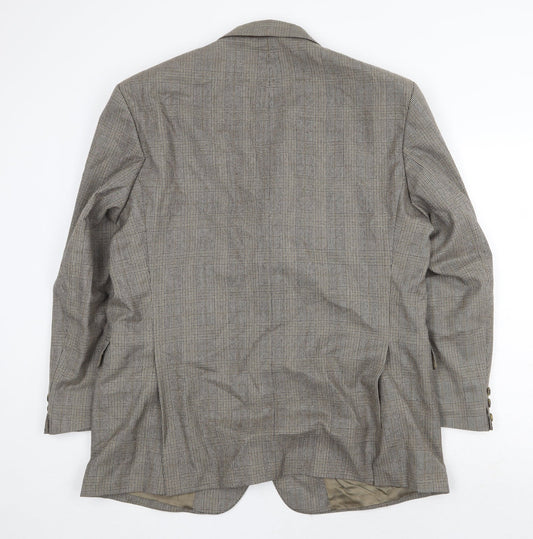 Mens UK Size 44 Preworn Regular Grey Suit Jacket