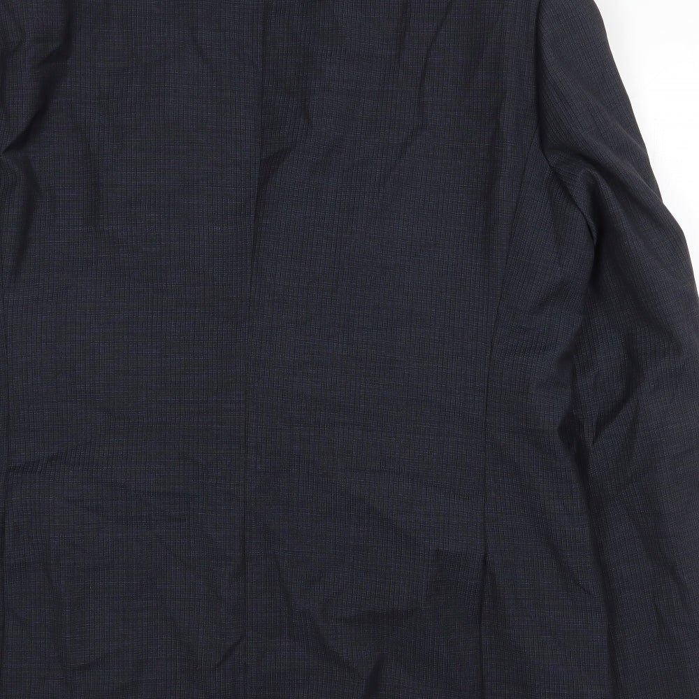 Mens UK Size 44 Marks and Spencer Regular Blue Suit Jacket
