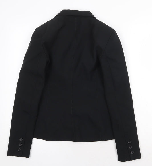 New Look Womens Black Polyester Jacket Blazer Size 8
