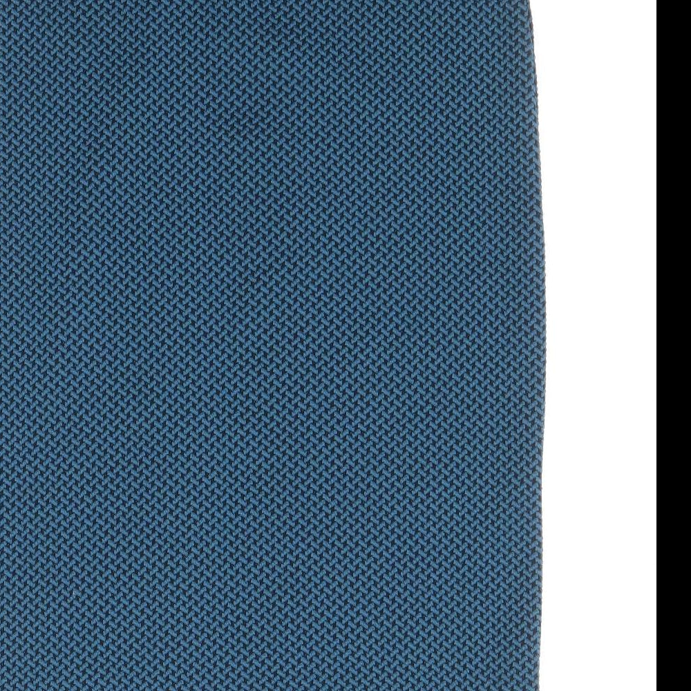 Essential Collection Womens Blue Geometric Polyester Straight & Pencil Skirt Size M