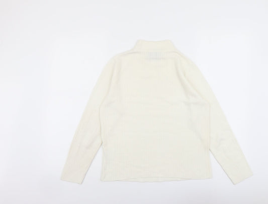Womens UK Size 12 Emreco Ivory Pullover Jumper