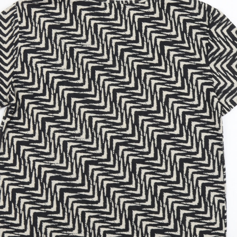 Womens UK Size 8 Marks and Spencer Black Basic T-Shirt