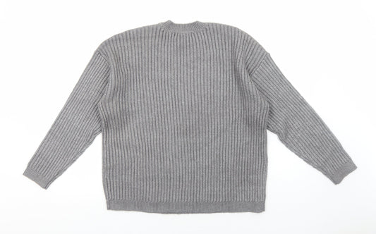 Womens UK Size L Marks and Spencer Grey Pullover Jumper