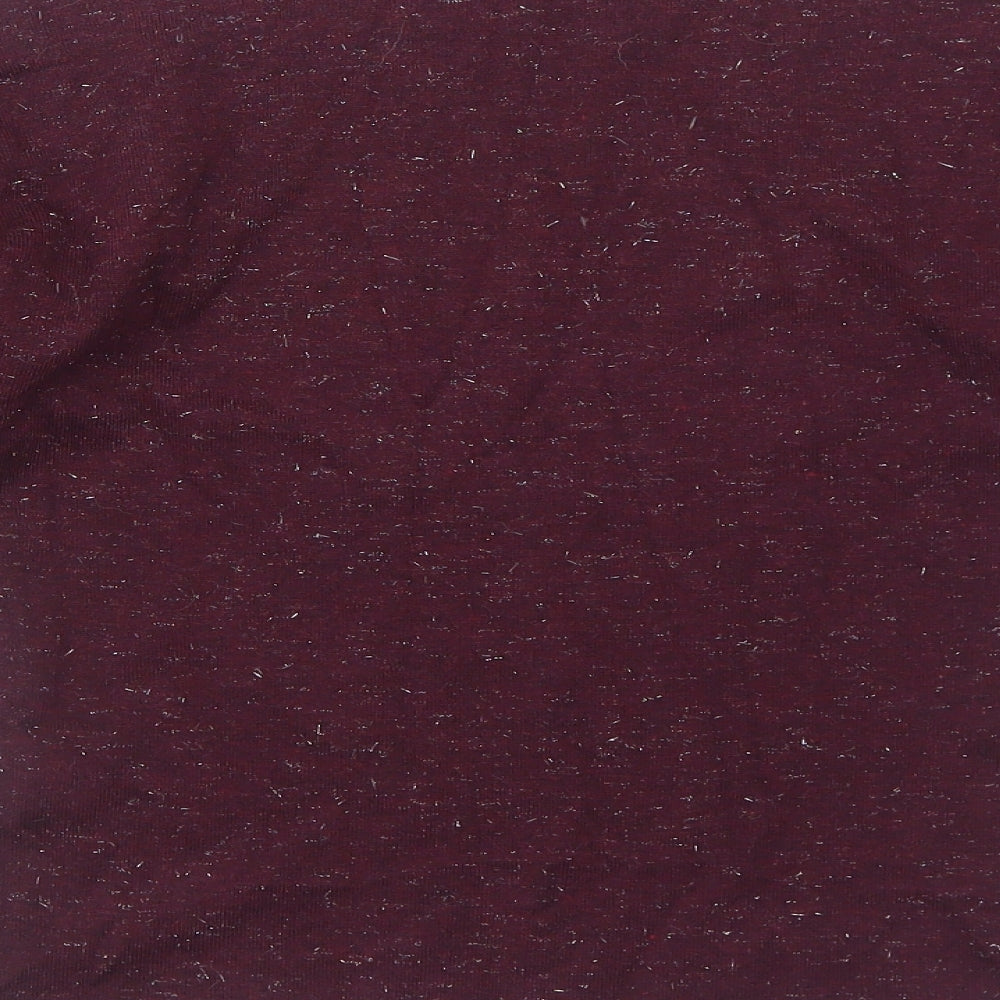 Womens UK Size 8 Warehouse Purple Basic Blouse