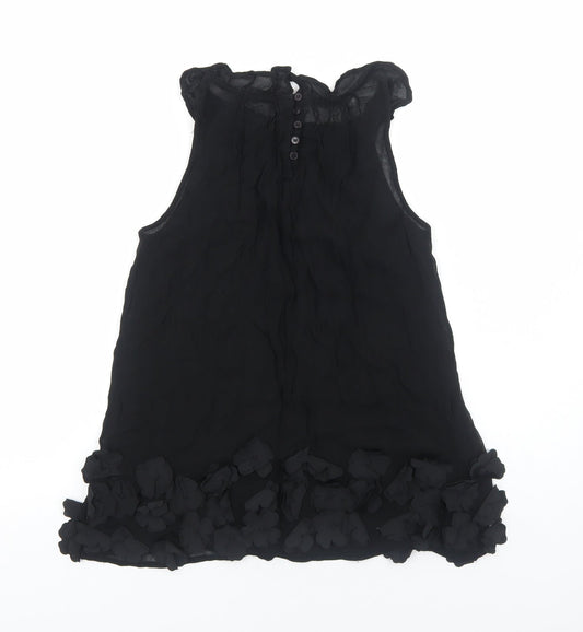 Womens UK Size 12 NEXT Black Basic Tank