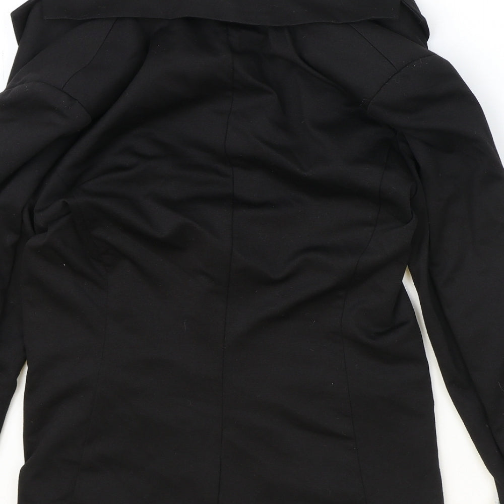 Kaleidoscope Womens Black Polyester Jacket Blazer Size 10