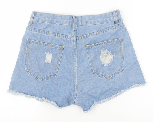 Womens UK Size XS Preworn Regular Fit Cut-Off Shorts