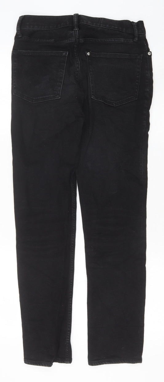 Mens UK Size 28 in H&M Slim Fit Skinny Black Jeans
