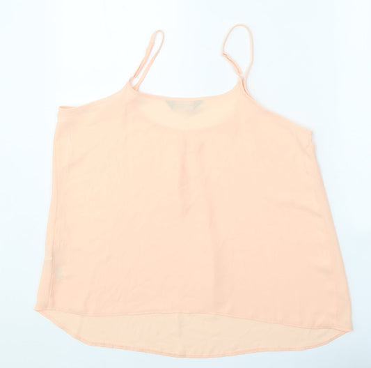 Womens UK Size 14 Dorothy Perkins Orange Camisole Tank