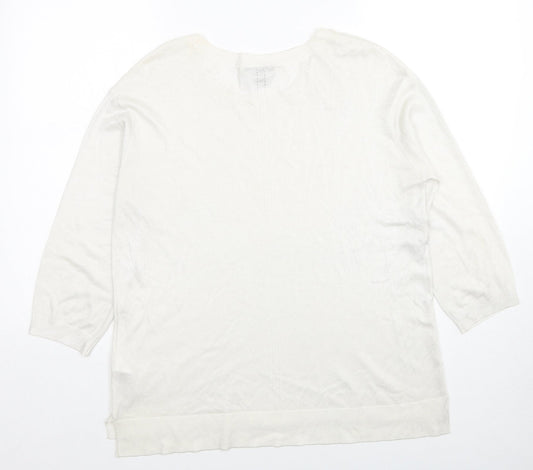 Womens UK Size L H&M Ivory Pullover Jumper