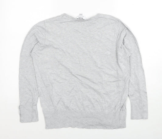 Womens UK Size L Dorothy Perkins Grey Pullover Jumper