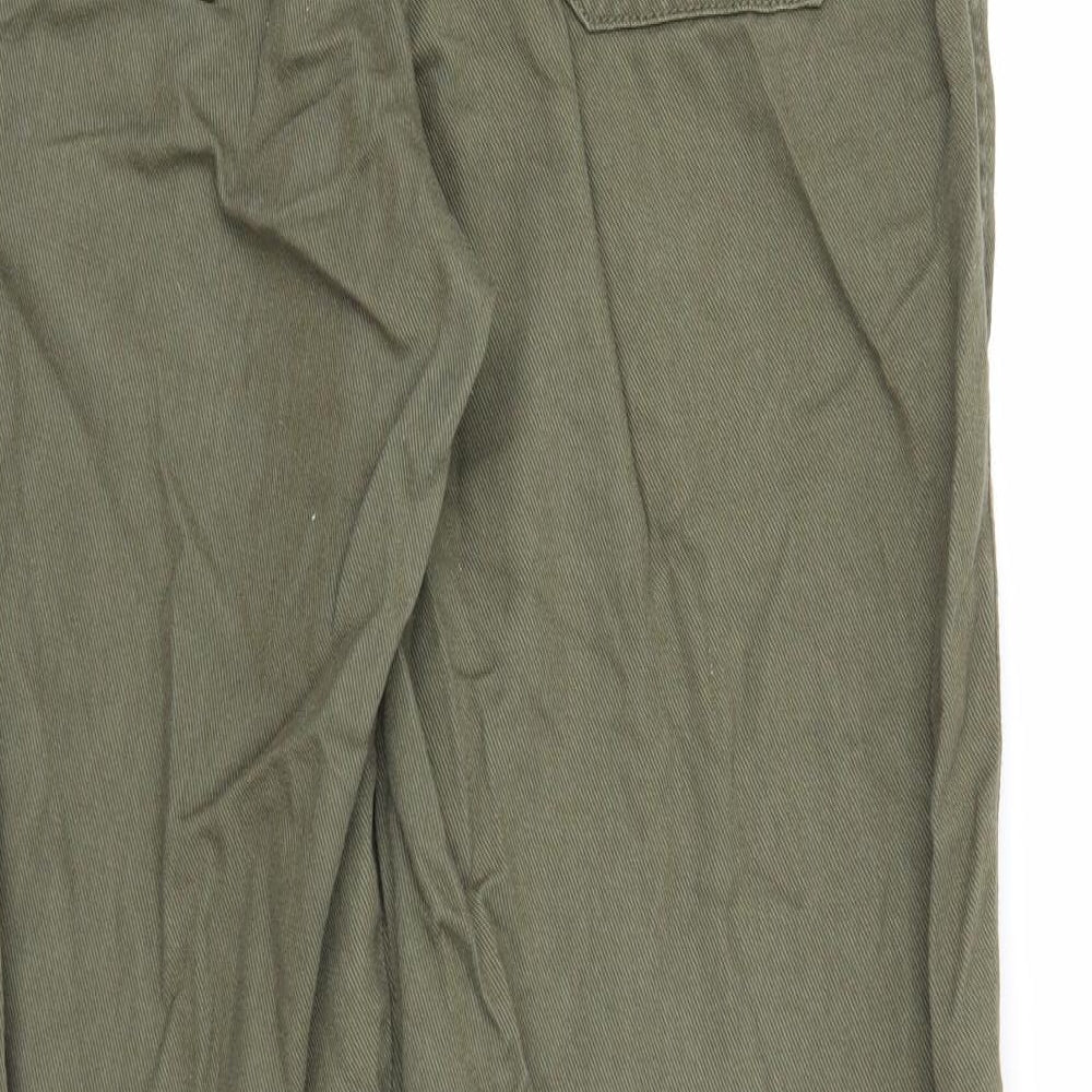 Womens UK Size 10 Divided Regular Fit Straight Green Jeans