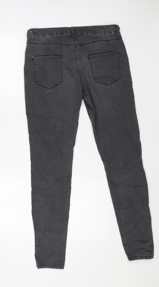 Womens UK Size 12 Marks and Spencer Regular Fit Skinny Grey Jeans