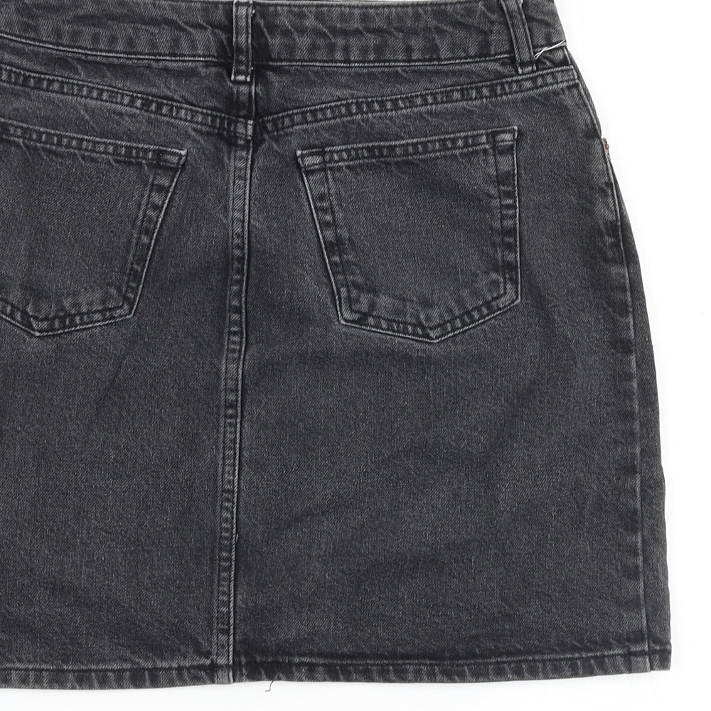 Womens UK Size 28 in Topshop A-Line Denim Skirt