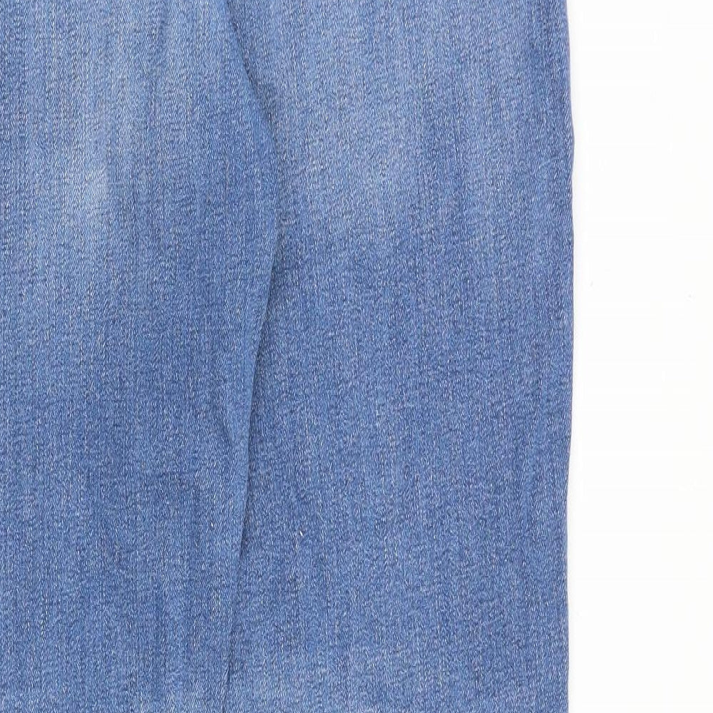 Mens UK Size 28 in River Island Regular Fit Skinny Blue Jeans