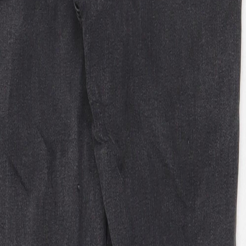 Topshop Womens Grey Cotton Skinny Jeans Size 28 in Regular Zip