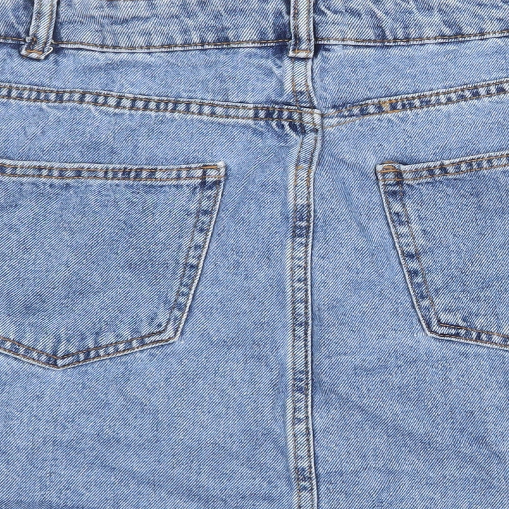 Womens UK Size 10 Denim & Co. A-Line Denim Skirt